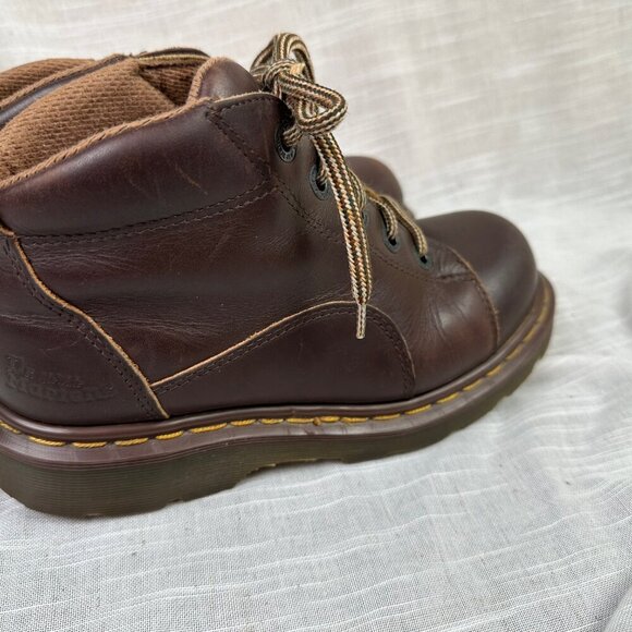 Dr Martens Vintage Made in England 8444 Brown Mid Indie Boots UK 4 / US Wmns 6 - Picture 3 of 8